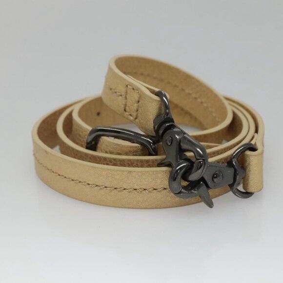 BURBERRY Blue Label Hand Bag Leather 2way Gold - Picture 12 of 15